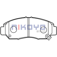 NIKOYO BRAKE ผ้าเบรครถยนต์honda ผ้าเบรคหน้า accord g8 ผ้าเบรค accord g7 ผ้าเบรค accord g8 ปี 2003.2008 รับประกันสินค้า3เดือน จัดส่งฟรี #N3117