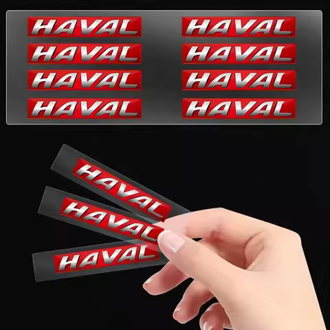 3D Metal Car Interior Dekoration Stickers Badges Auto Styling Decals For Great Wall Haval H3 H5 M4 P