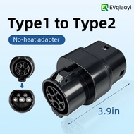 type1 to Type2 Adapter 32A 7kw Connector SAE J1772 EV Charger pile for Type 2 Electric Vehiclesr ada