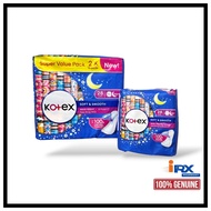KOTEX Total Protection Overnight Wing Pad 28cm (30's)/30cm (12's)/Non Wing 28cm (8's/32's)