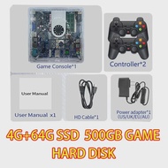 LZAKMR Super Console U7 Plug and Play Retro Game Console 500G HDD 70000+Games for Wii PS2 SS DC PSP 