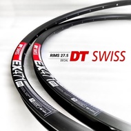 Rims 27.5 decal DT SWISS - rim alloy 27.5 rims 650b double wall 32hole