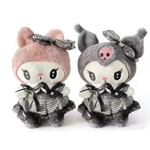 NEW Sanrio peluche Kawaii Sanrio Hello Kitty Kuromi My Melody muñeca almohada Anime dibujos animados