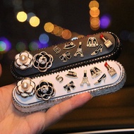 Camellia Classic Style Ins Car Temporary Parking Sign Women's Number Temporary Parking Card Car Hidd