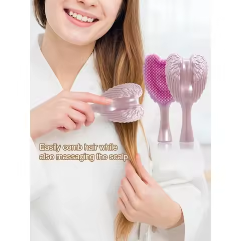 Professional Mini Angel Detangling Tangle Hairbrush Comb Anti-static Hair Brush Women Massage Combs 