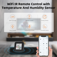Tuya WiFi IR Universal Remote Control Temperature and Humidity Sensor Smart Life App Control Work wi