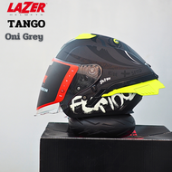 หมวกกันน็อค Lazer Tango SR ลายOni Red ,Oni Greyสีแดงด้าน มีแว่นกันแดดในตัว รองรับหูฟังบลูทูธ