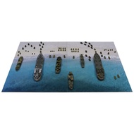 Pit Road 1/700 SPS Series World War II Iwo Jima Landing Operation Scenic Paper Base (290×185mm, Pack