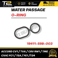T2 WATER PASSAGE O-RING ORING HONDA ACCORD CIVIC CRV 19411-59B-003
