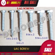 EXPANSION SCREW / LAG SCREW /EXPANSION BOLT 1/4, 5/16, 3/8, 1/2 PER KG