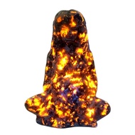 cod Natural Yooperlite Stone Crystal Carying Goddess Mother Earth Statue Spiritual Desk Room Decor J