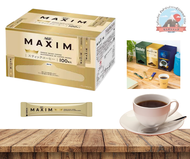 AGF MAXIM Stick Freezedried coffee100ซอง กาแฟดำสำเร็จรูปเกรดพรีเมี่ยมชงง่ายๆแค่ฉีกซองลงในแก้ว