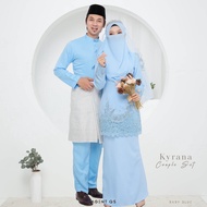 𝐁𝐀𝐉𝐔 𝐊𝐔𝐑𝐔𝐍𝐆 𝐌𝐎𝐃𝐄𝐍 | Kurung Kyrana Baby Blue | Set Nikah Tunang | Baju Nikah | Wedding Bridal