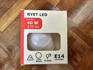Ikea light bulb 燈泡 RYET LED 40w