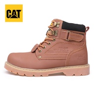 Caterpillar รองเท้าหนังแท้สำหรับผู้ชายรองเท้าทำงาน CAT รองเท้าลำลองกลางแจ้งรองเท้าเดินป่า