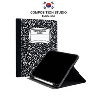 [COMPOSITION STUDIO] Composition book iPad Case Cover Sleeve Skin iPad Air Case Cover iPad Pro Case Korea Tablet PC case Cute Retro case Classic case