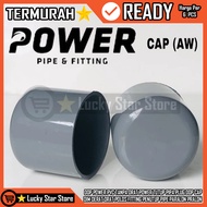 PVC Power Cap Without Thread Power Pipe Cap Plug Dop Cap Size 1⁄2 3⁄4 1 2 In Inch Inch Inch Per 6 Pc