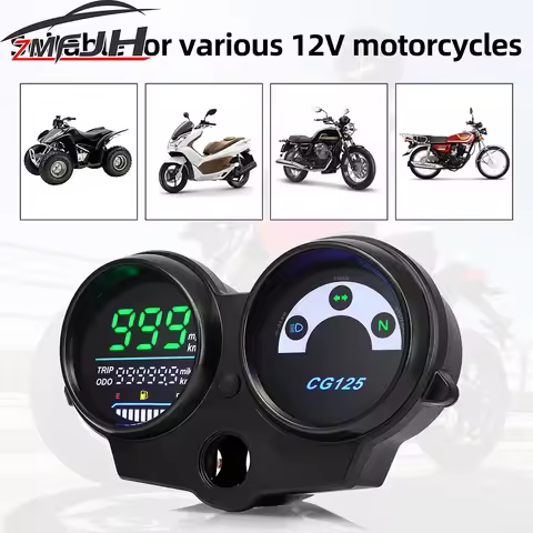 Digital Speed Meter For Motorcycle For CG125 2000 to 2008 Fan 125 Titan 125 Odometer Fuel Level Gaug