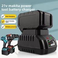 18-21V Li-ion Battery Charger BS Plug Replacement Lithium Battery Charger for Makita BL1815 BL1850 B