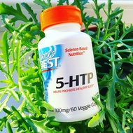5-HTP 100 mg 60 Veggie Caps (Doctors Best®) 5-Hydroxytryptophan สารสกัดเมล็ดกริฟโฟเนีย 5HTP