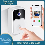 HD WIFI Smart Video Doorbell Camera With Doorbell Receiver Home Security Surveillance Real-Time Video Call Wireless Door Bell