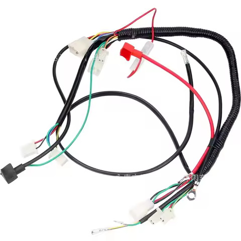 Motorcycle Universal Wireloom Wiring Harness Assembly For CG125-250CC most of CG 150cc 200cc 250cc A