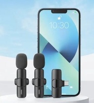 REMAX K03 2-in-1 Wireless Live-Stream Microphone 1套2粒無線高清收音麥克風 可選lightning 或 type-c