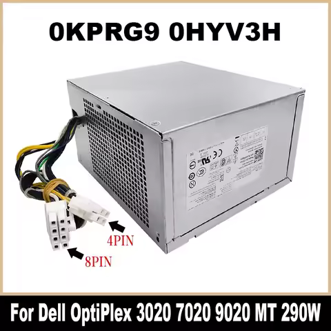 New For Dell OptiPlex 3020 7020 9020 MT 290W PSU Power Supply L290AM-00 D290EM-00 0KPRG9 KPRG9 0HYV3