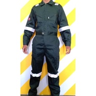 SHAMARR FIRE RETARDANT COVERALL (FRC) DARK GREEN - SIRIM APPROVED