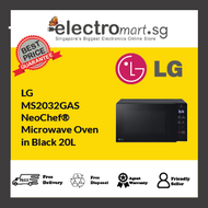 LG MS2032GAS NeoChef®  Microwave Oven  in Black 20L