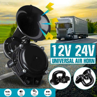 JAYA Klakson Mobil Truk Angin 12/24V terompet Angin Keong Scania Volvo Trompet Super Loud 135dB