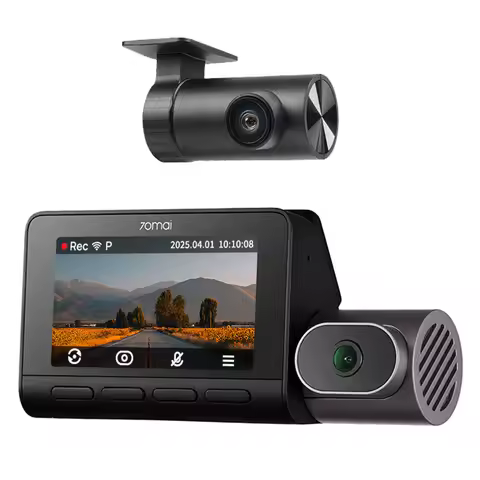 70mai 4K T800 3-Channel HDR Car DVR Supercapacitor WiFi 6