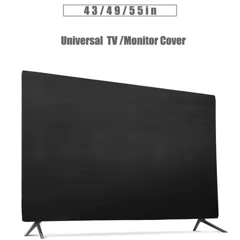 Universal TV Computer Monitor Dustproof Cover Hanging Cover 43/49/55inches Elastic Cloth Liquid Crys