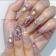 [MC] Manicure Diamond Jewelry Magic Color Diamond Flat Bottom Special-Shaped Diamond Colored Glass D