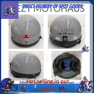 motorcycle helmet ◎MHR HALFCUT HELMET NARDO GREY NEW MODEL☀
