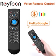 Pro Voice Remote Control 2.4G Wireless Keyboard Air Mouse with IR Learning Gyroscope for Android TV