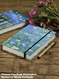 Vincent Van Gogh Masterpiece Hardcover Blank Notebook - 192 Pages Of Premium 130gsm Paper, A5 Size (