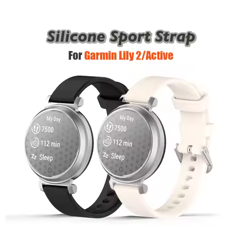 Official Silicone Straps For Garmin Lily 2 Soft 14mm Watchband Strap Bracelet For Garmin Lily2 Activ