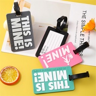Luggage Tag Portable Airplane Check-in Holiday Travel PVC Boarding Pass  Hang tag Luggage boarding p