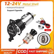 (Local shipping) 120W/250W Universal Metal Power Socket Waterproof Car Charger for Motorcycle Truck 
