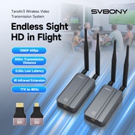 Svbony TransAir3 Wireless HDMI Video Transmission 5G 1080P/60fps 0.06s Latency IR Extension 2 Chargi