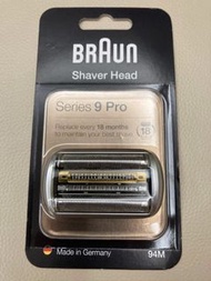 Braun Series 9 / 9 Pro / 9 Pro+ 電動鬚刨 刀頭 刀網 94m 配件