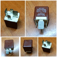 UNIVERSE CAR 4PIN (BROWN) RELAY  90987-02016/156700-1570 12V TOYOTA DENSO MADE IN JAPAN READY STOCK