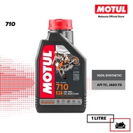 MOTUL 510 710 Minyak Enjin Motosikal 2T Pra-campur/Suntikan 100% Sintetik ESTER/Technosynthese