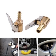 Inflatable Pump Adapter For Car Tire Air Chuck Inflator Pump Valve Connector Clip Brass Tyre Wheel Inflatable Pump Accessories