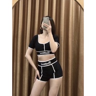 Many 2-piece, one-piece bikini models