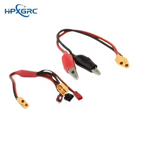 HPXGRC XT60 Female to Alligator Clip & Multi Adapter Cable for ISDT Q6 / HOTA D6M8 Q8 608AC M6 M8 UP