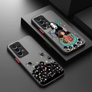 Spirited Away Studio Ghibli Totoro Matte Phone Case For Samsung A14 A23 A12 A15 A16 A22 A23 A25 A31 