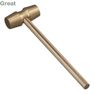 GREAT Hammer, Brass Yellow Gavel, Lawyer Prop Judge Hammers Company