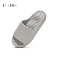 UTUNE Soft Slides for Women Men Non-slip Indoor House Slippers Summer Light Bathroom Shoes